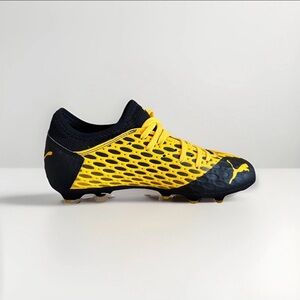 Puma Future Netfit Ignite Indoor Soccer Shoes Yellow Black Mens US Size 6C